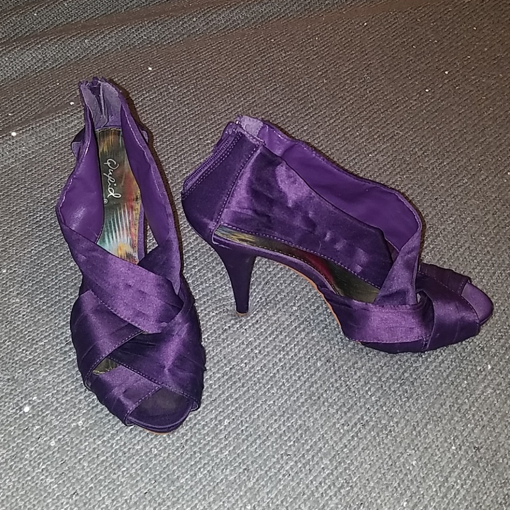 Purple stilettos